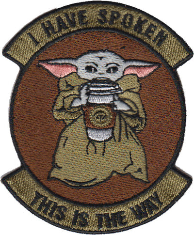 BABY YODA GLOW IN THE DARK PATCH - Coffee Cup